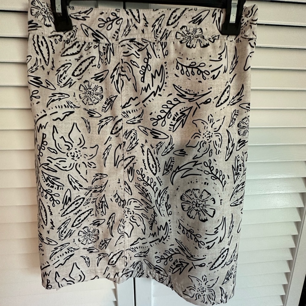 Black and White Rip Skirt